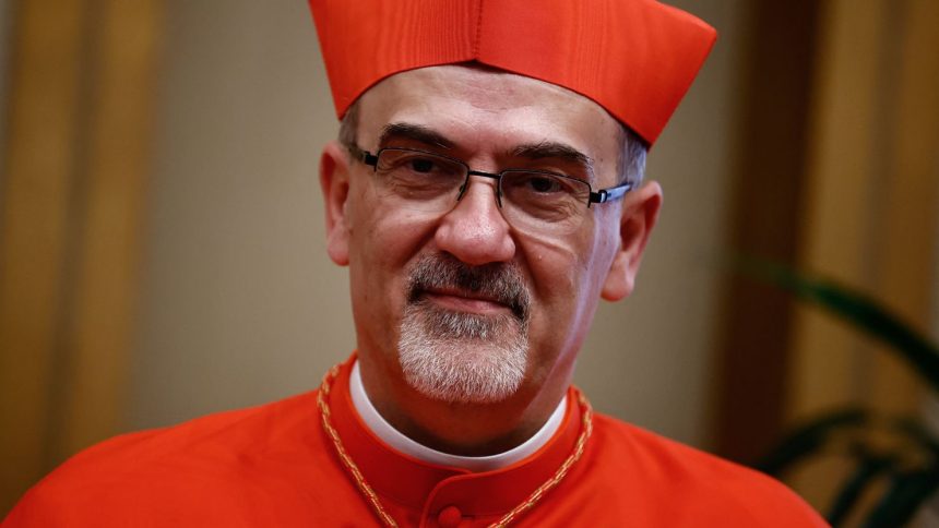 Cardinal Pierbattista Pizzaballa is seen after his elevation to cardinal at the Vatican in September 2023.