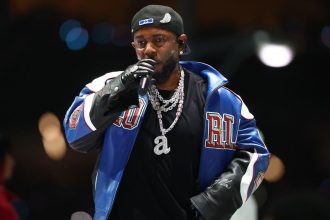 Kendrick Lamar, here at the Super Bowl in February, leads among BET Award nominees.
