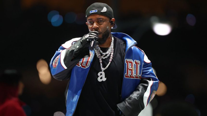 Kendrick Lamar, here at the Super Bowl in February, leads among BET Award nominees.