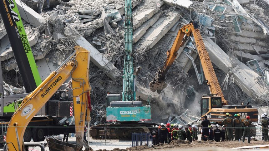 Search teams recovered 89 bodies in a six-week operation in the rubble of the partially constructed 30-story State Audit Office tower in Bangkok