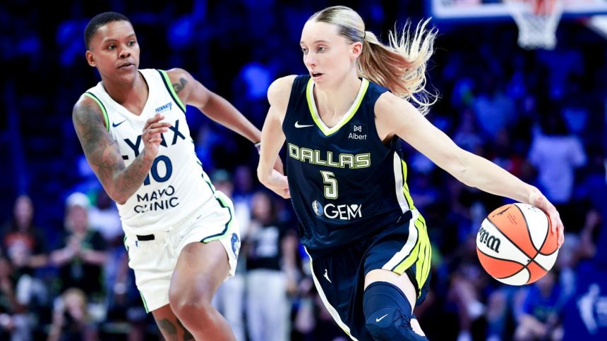 Paige Bueckers' WNBA debut was celebrated in unusual fashion in her hometown.