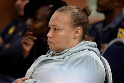 Kelly Smith, the mother of Joshlin Smith, attends her sentencing at the Western Cape High Court in Saldanha Bay, South Africa, on May 29, 2025.