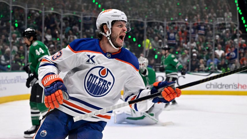 The Edmonton Oilers scored two goals on the first two shots of the game to set the tone in Game 5.