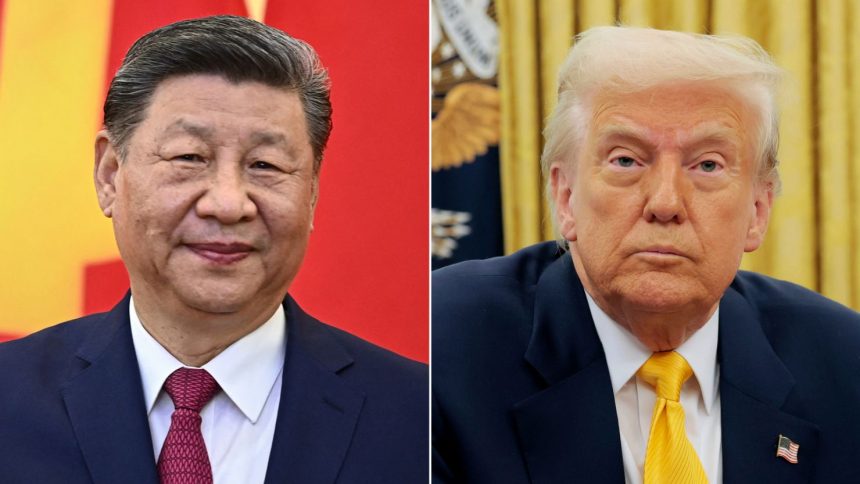 Beijing has rejected US President Donald Trump's claim that Chinese leader Xi Jinping has called him recently.