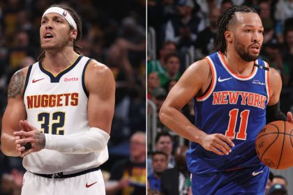 Aaron Gordon (left) and Jalen Brunson (right) helped the Denver Nuggets and New York Knicks respectively to big playoff victories.