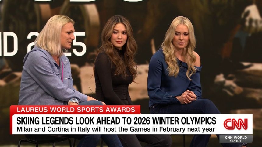 The 2025 ski season may be over but the build-up to next year's Winter Olympics in Milan-Cortina continues to ramp up. The torch for the Games has been unveiled and test events have already taken place at some of the venues. Three stars who've tasted the heady success of winning gold at a Winter Olympics – Lindsey Vonn, Eileen Gu and Maria Höfl-Riesch – have all each had their own unique experience of Milan-Cortina. They joined CNN's Amanda Davies at the recent Laureus World Sports Awards in Madrid for a special Winter Olympics panel.