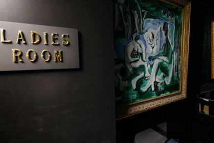 Inside the "Ladies Room."