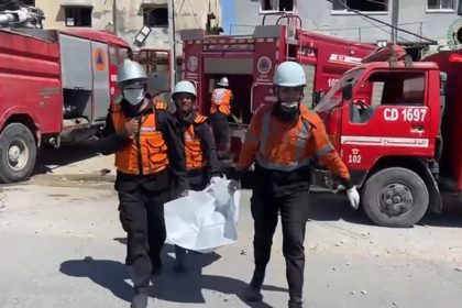 The home of two Gazan doctors was bombed on Friday, killing nine of their ten children, while leaving one seriously wounded. Dr Alaa Al-Najjar, a pediatric specialist at Al-Tahrir Hospital, was at work when the missile struck. Her husband, Dr Hamdi Al-Najjar, remains in intensive care.