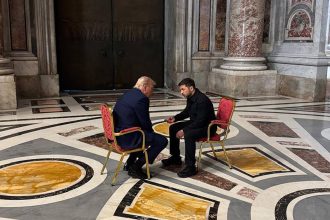 Zelensky and Trump met on the sidelines of Pope Francis’s funeral in April.