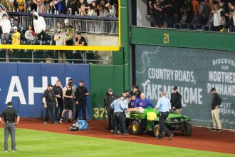 Kavan Markwood was identified as the fan who fell onto the field at PNC Park last week.