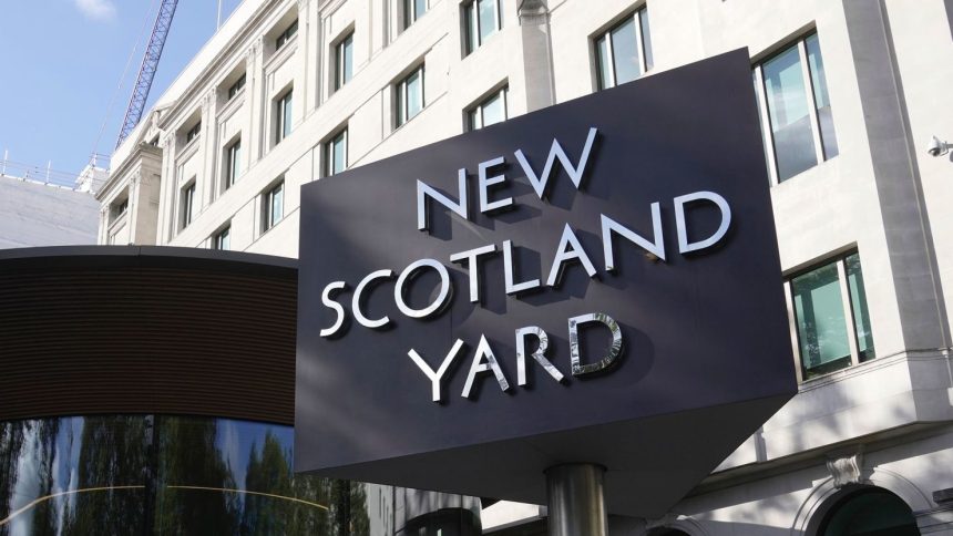 New Scotland Yard, the headquarters of the London Metropolitan Police.