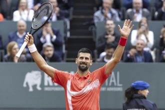 Novak Djokovic ended a three-match losing streak.