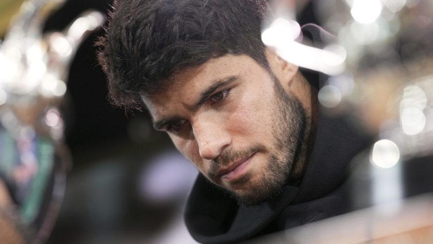 Alcaraz is preparing to defend his French Open title.