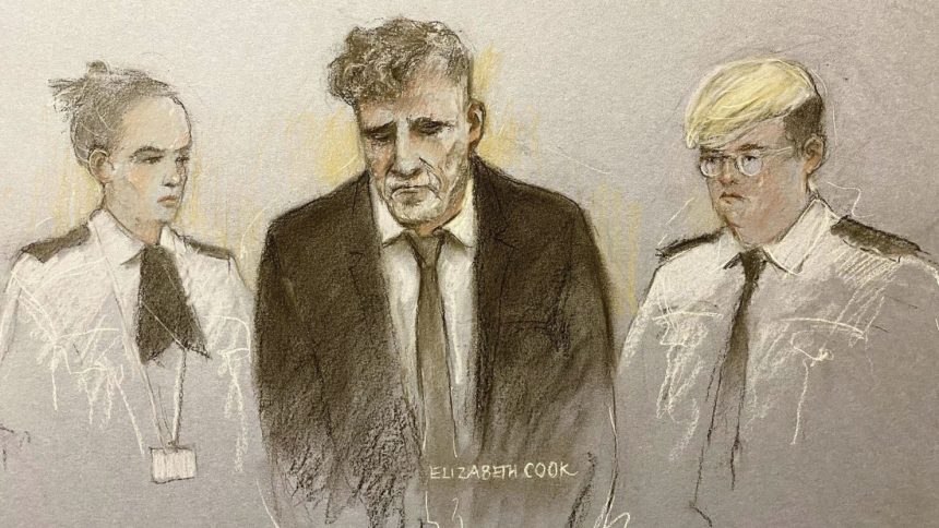 Paul Doyle, 53, seen in a courtroom sketch on Friday.