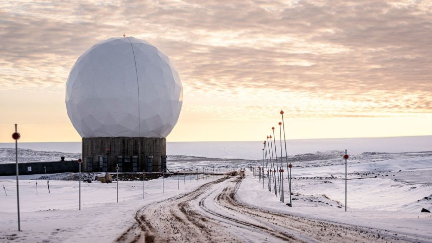 The Pituffik Space Base, formerly Thule Air Base, in northern Greenland on October 4, 2023.