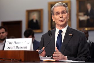 Treasury Secretary Scott Bessent testifies before the House Appropriations Committee in the Rayburn House Office Building on May 6 in Washington, DC.