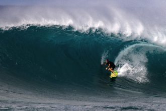 McNamara is famed for taking on some of the world's biggest waves.