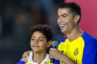 Cristiano Ronaldo Jr. (left) has earned his first call-up to the Portugal Under-15 national team.