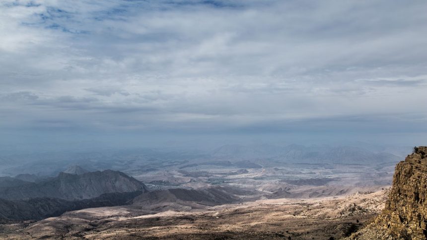 This picture shows a general view of Khuzdar, in Balochistan province, Pakistan.