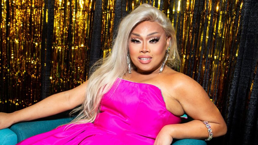 Jiggly Caliente at RuPaul's DragCon 2022 in Los Angeles.