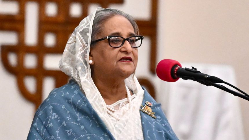 Sheikh Hasina was sworn in for a fifth term as Bangladesh Prime Minister on January 11, 2024. She fled the country on August 5, 2024 following a massive uprising.