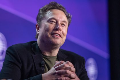 Elon Musk, owner of X, speaks at the Milken Institute's Global Conference at the Beverly Hilton Hotel on May 6, 2024.