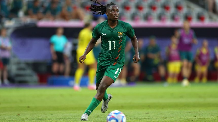 Barbra Banda captains the Zambia women's national team.