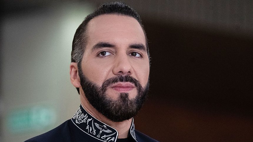 El Salvador's President Nayib Bukele is pictured before a meeting at the Costa Rican presidential house in San Jose on November 11, 2024.
