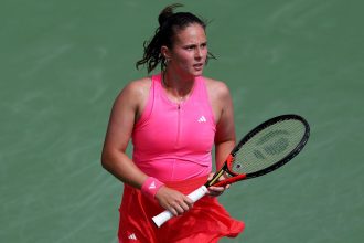 Daria Kasatkina, representing Australia for the first time, is competing at the Charleston Open in South Carolina.