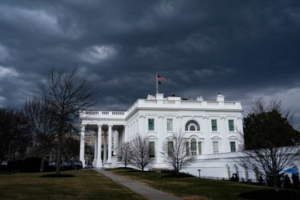 The White House in Washington, DC, US, on Thursday, Feb. 27, 2025.