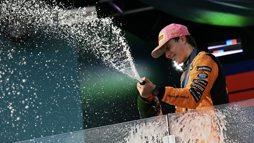 Oscar Piastri claimed his fourth win of the 2025 F1 season with victory at the Miami Grand Prix.