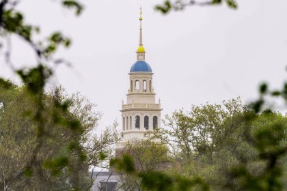 The Harvard University campus in Cambridge, Massachusetts, on May 5, 2025.