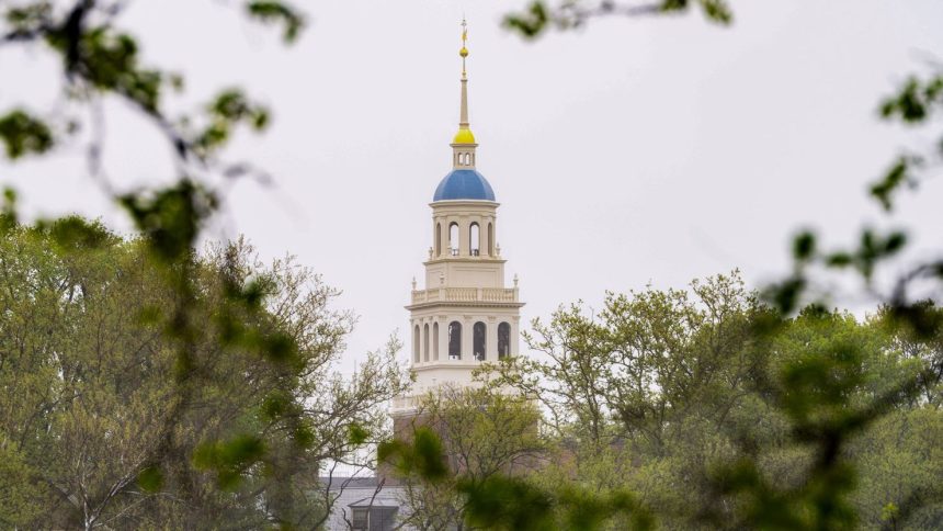 The Harvard University campus in Cambridge, Massachusetts, on May 5, 2025.