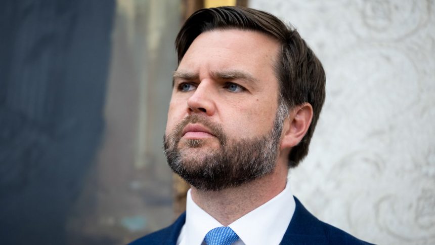 Vice President JD Vance in the Oval Office of the White House on May 6, 2025.