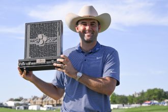 Scottie Scheffler claimed his first victory of the year at the CJ Cup Byron Nelson.