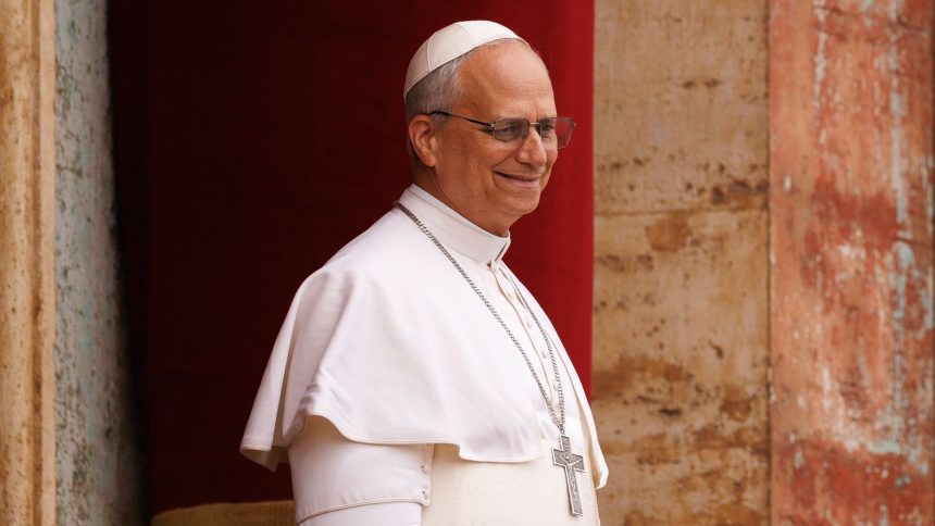 Pope Leo XIV delivers the Regina Caeli prayer from the main central loggia of St Peter's basilica on May 11, 2025 in Vatican City, Vatican. Pope Leo XIV (formerly Robert Francis Prevost) was elected to the papacy on May 8 following the death of Pope Francis on April 21.