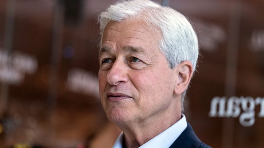 Jamie Dimon, chief executive officer of JPMorgan Chase & Co., during a Bloomberg Television interview on the sidelines of the JPMorgan China Summit in Shanghai, China, on May 22.