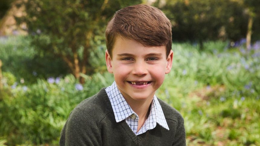 Prince Louis is seen in this photo posted to the Prince and Princess of Wales' X account on Wednesday, April 23.