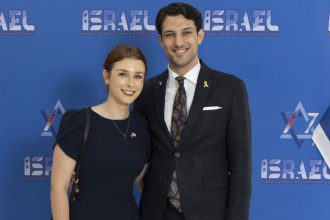 This image, shared by the Embassy of Israel to the USA, shows Sarah Milgram and Yaron Lischinsky, who were killed outside of the Capital Jewish Museum in Washington, DC, on Wednesday, May 21, 2025.