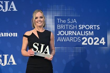 Amanda Davies won against a stellar field of fellow nominees at the prestigious awards.