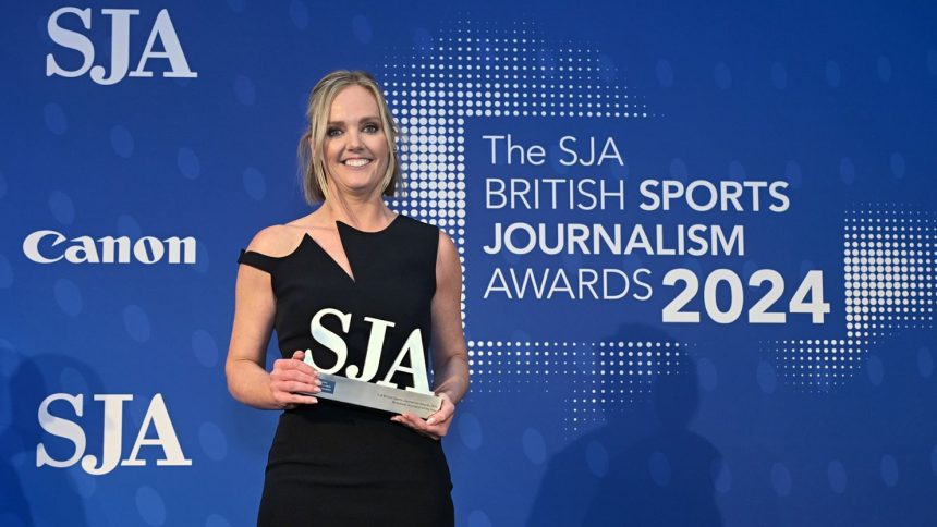 Amanda Davies won against a stellar field of fellow nominees at the prestigious awards.