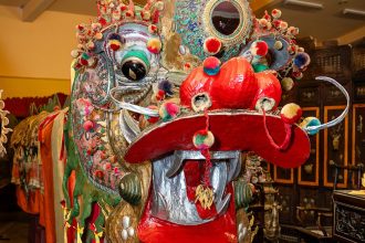 The Loong is displayed at the Golden Dragon Museum in Bendigo.