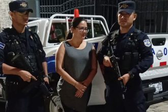 The Attorney General's Office of El Salvador posted an image of Ruth Eleonora López to its X page.