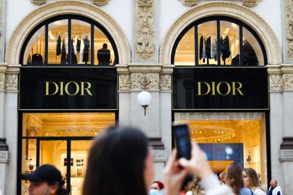 A Dior shop inside Galleria Vittorio Emanuele II in Milan, Italy, seen on October 6, 2021.
