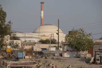 The Bushehr nuclear power plant south of Tehran on April 29, 2024.