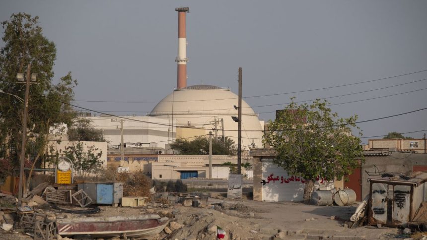 The Bushehr nuclear power plant south of Tehran on April 29, 2024.