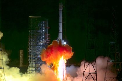 China's Tianwen-2 spacecraft launched atop a Long March-3B carrier rocket from the Xichang Satellite Launch Center in southwest China's Sichuan Province on May 29.