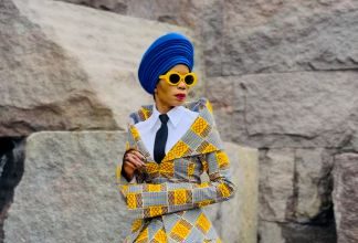 Nigerian Tessy Oliseh Amaize is making a splash in the US through her fashion brand Tesslo, which adds a modern twist to traditional wax print ankara fabric. She wants to show that ankara is suitable for all locations and occasions, including winter wear.