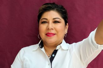 Yesenia Lara Gutiérrez is seen in a photo taken from her Facebook page. Gutiérrez was killed along with three other people when gunfire broke out during a campaign march.