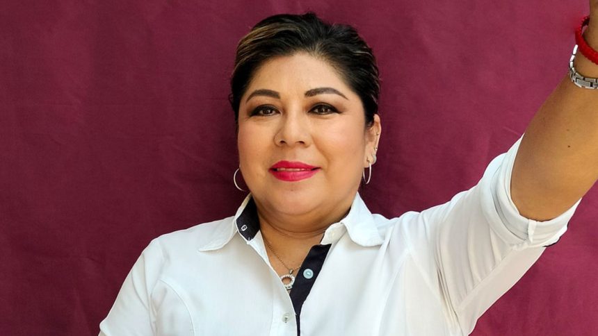 Yesenia Lara Gutiérrez is seen in a photo taken from her Facebook page. Gutiérrez was killed along with three other people when gunfire broke out during a campaign march.